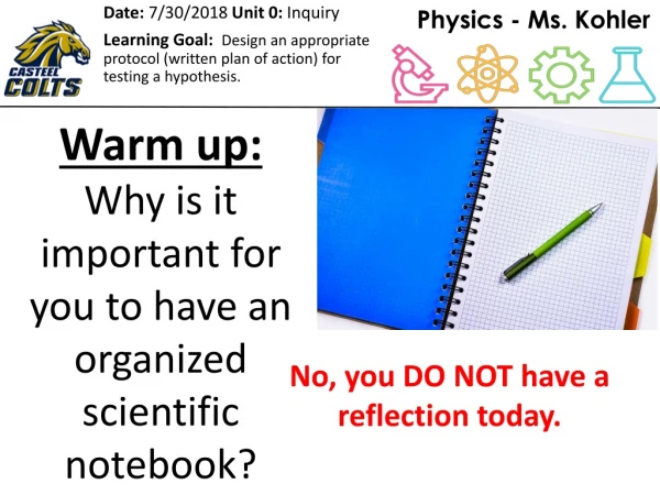  Physics - Ms. Kohler