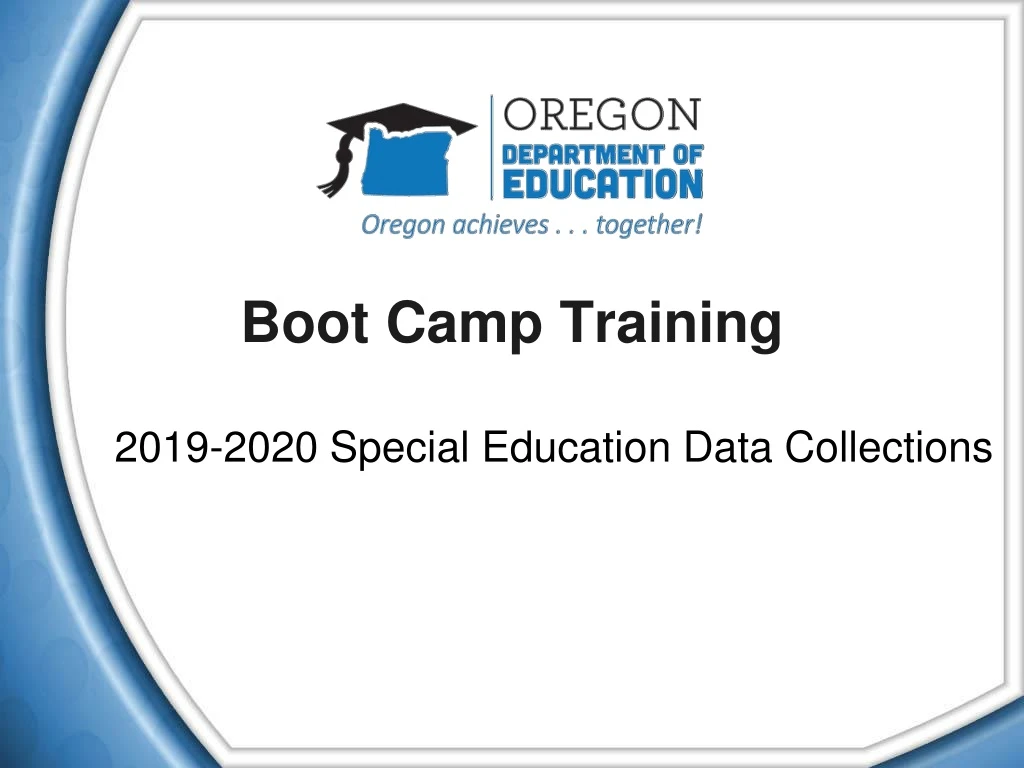 boot camp training