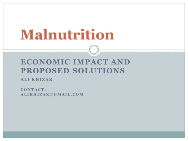 Malnutrition