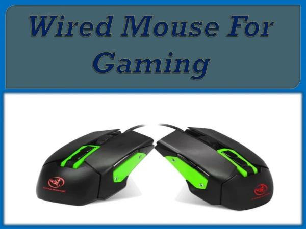 Wired Mouse For Gaming