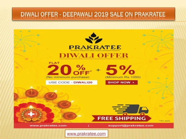 Diwali offer-Buy Ayurvedic |Herbal| Naural products Online : Prakratee.com
