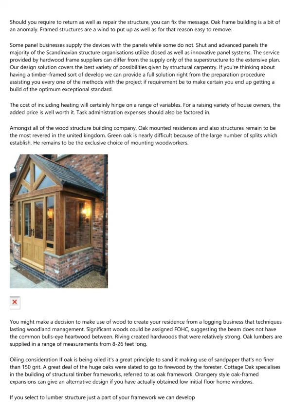 10 Compelling Reasons Why You Need oak timber frame wiltshire