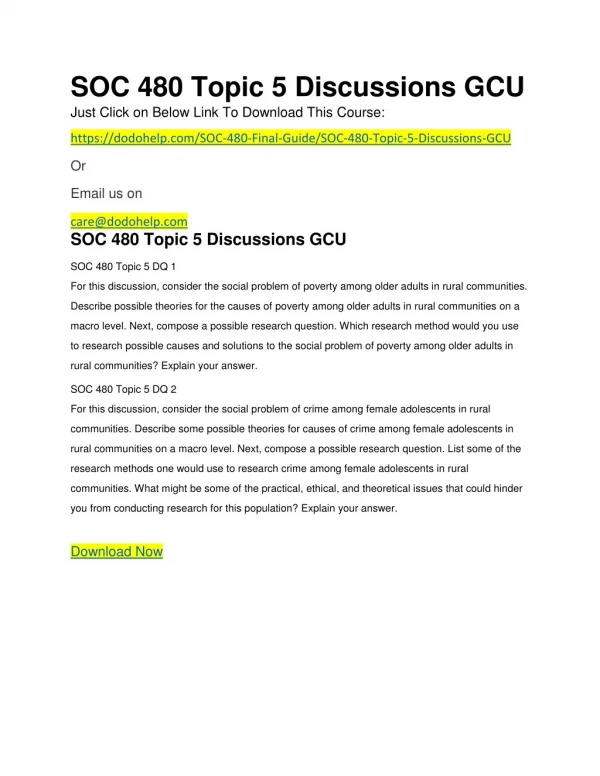 soc 480 topic 5 discussions gcu just click