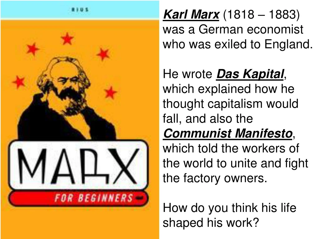 karl marx 1818 1883 was a german economist