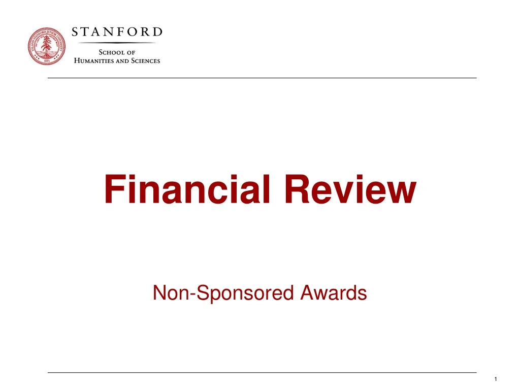 financial review