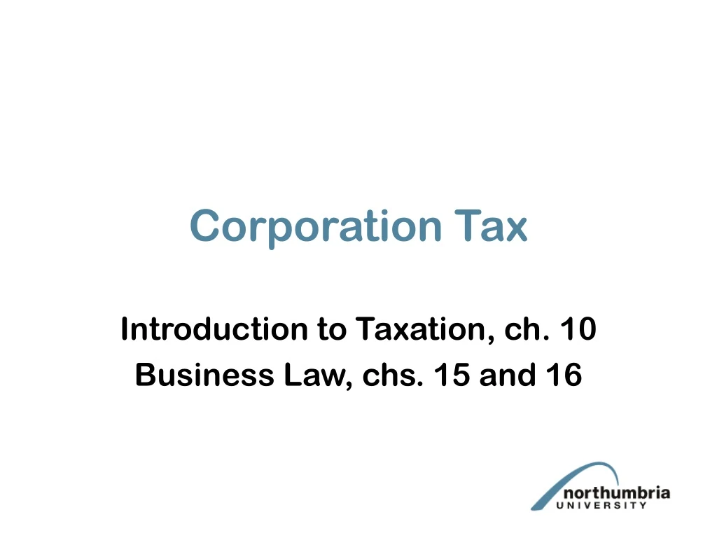 corporation tax