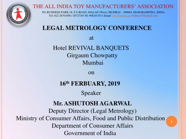 LEGAL METROLOGY CONFERENCE
