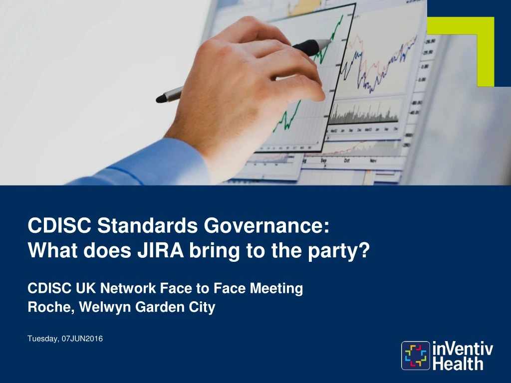 cdisc standards governance what does jira bring to the party