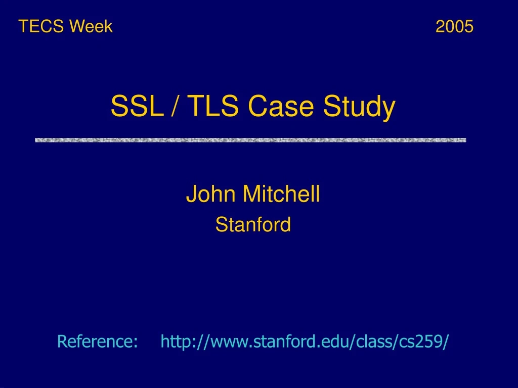 ssl tls case study