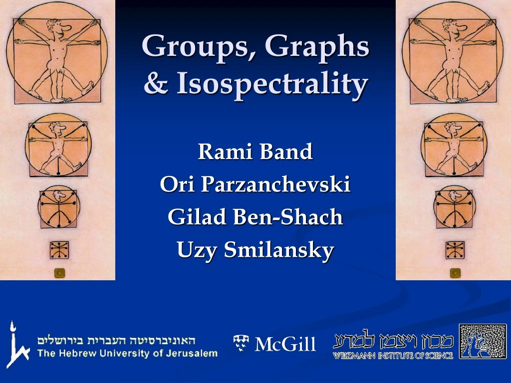 groups graphs isospectrality