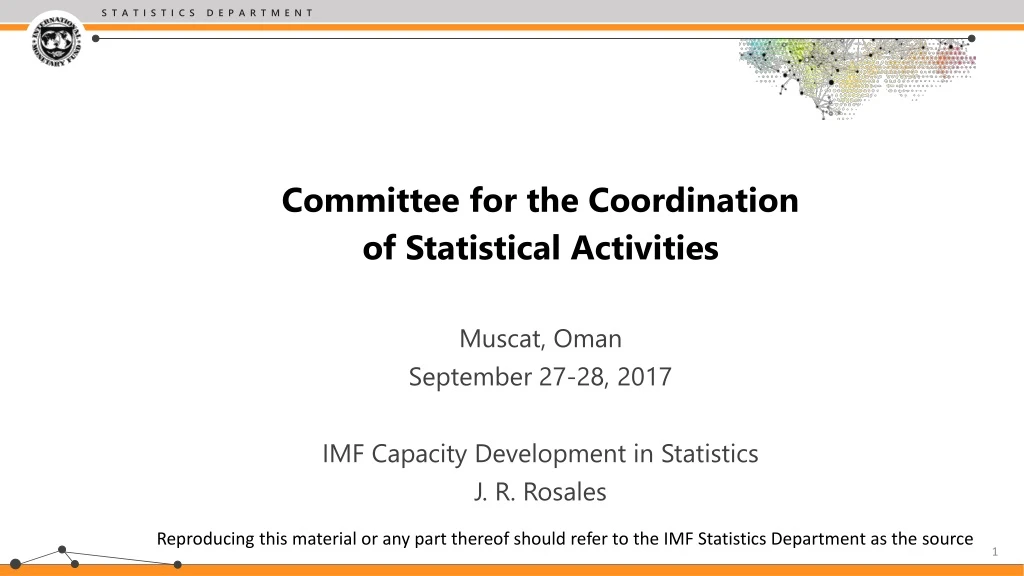 committee for the coordination of statistical