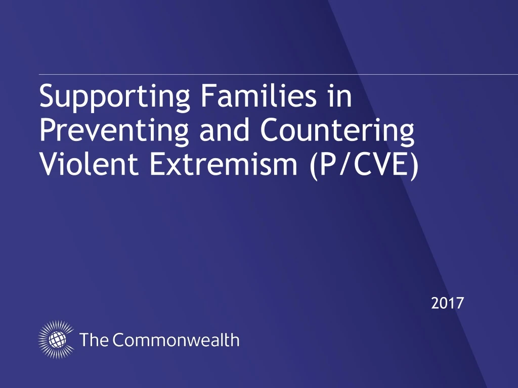 supporting families in preventing and countering violent extremism p cve