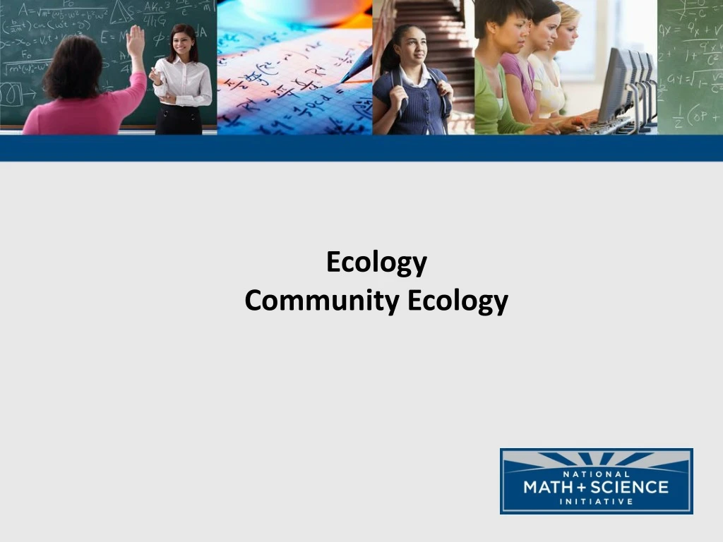 ecology community ecology