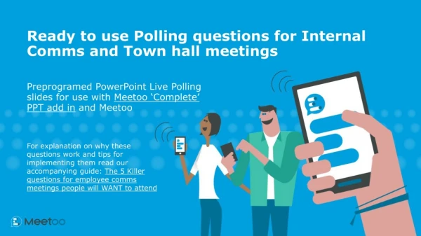 Ready to use Polling questions for Internal Comms and Town hall meetings
