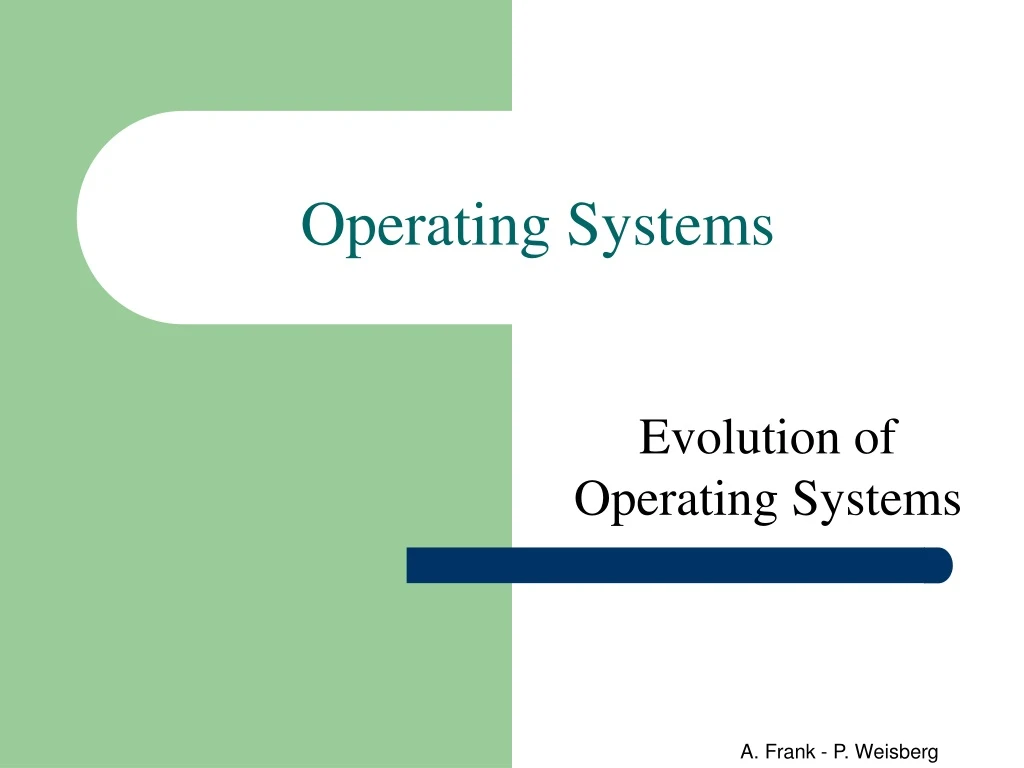 operating systems