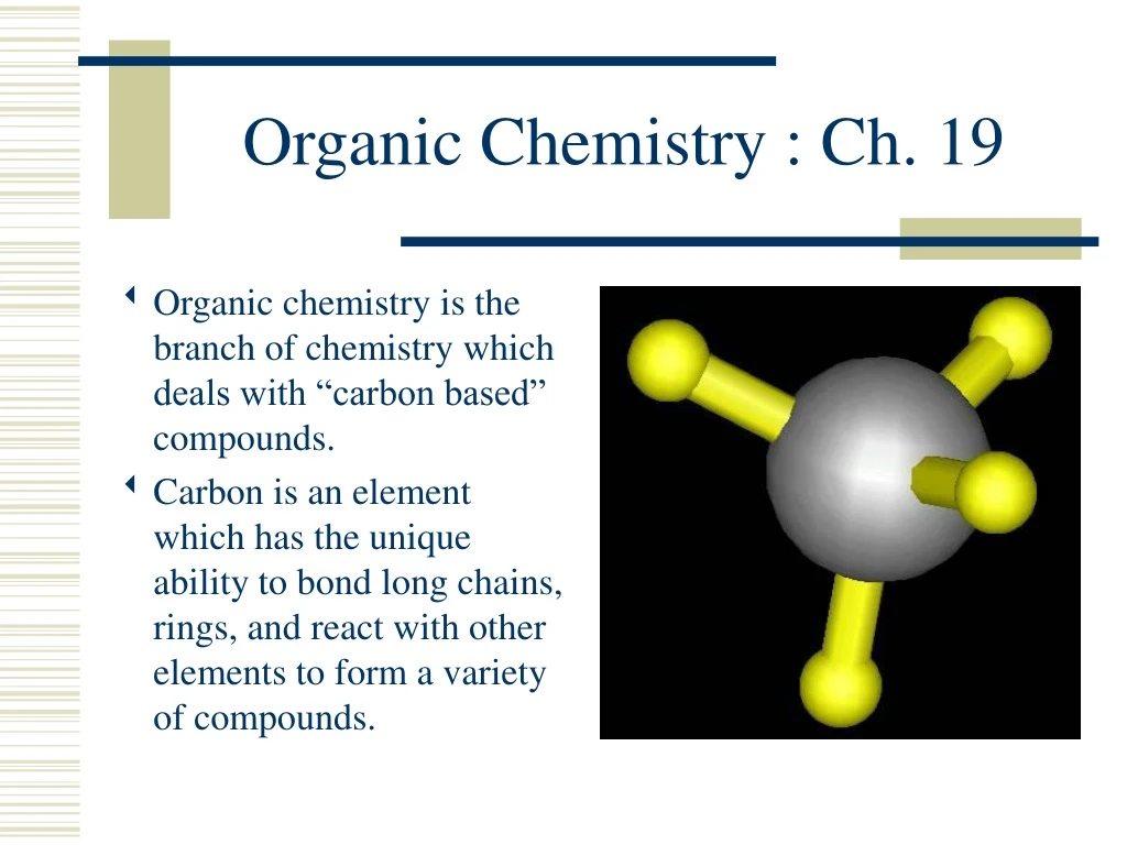 organic chemistry ch 19