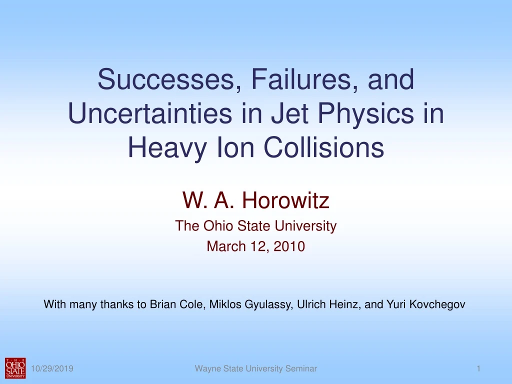 successes failures and uncertainties in jet physics in heavy ion collisions