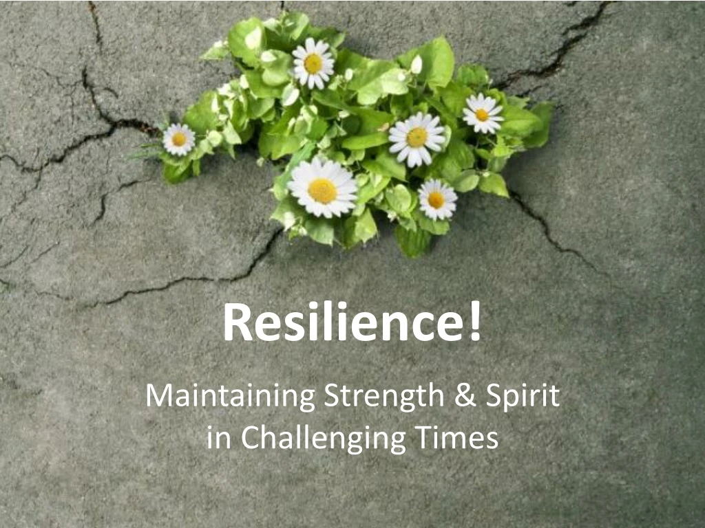 resilience