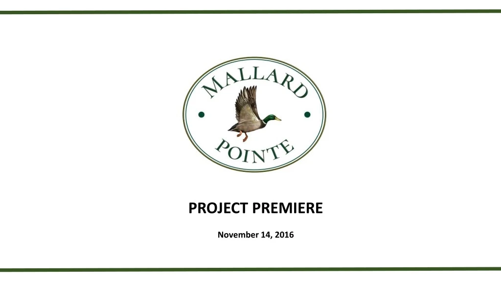 project premiere november 14 2016