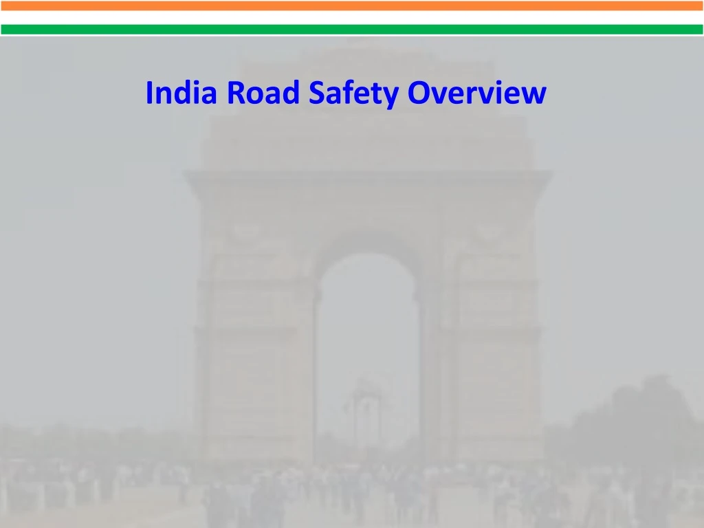 india road safety overview