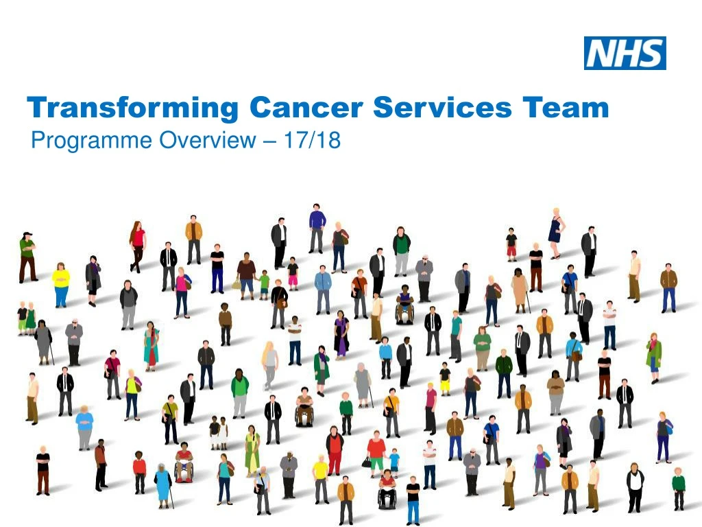 transforming cancer services team