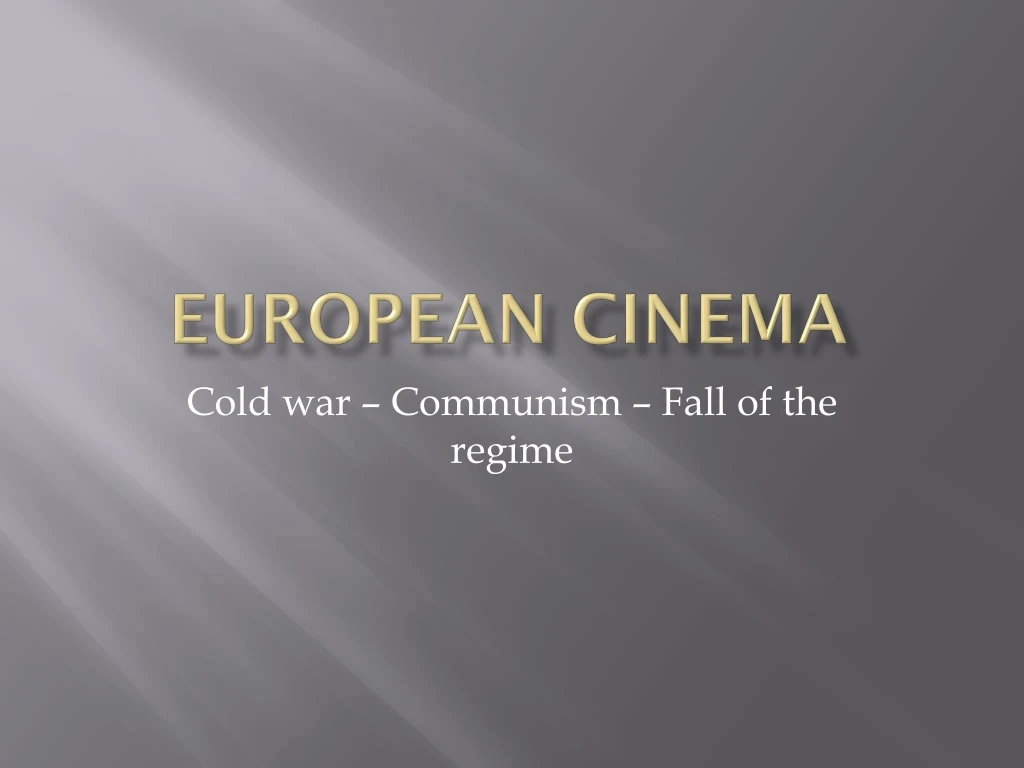 european cinema