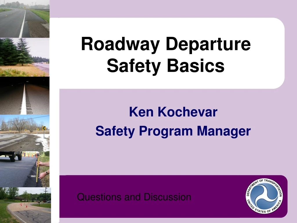 roadway departure safety basics