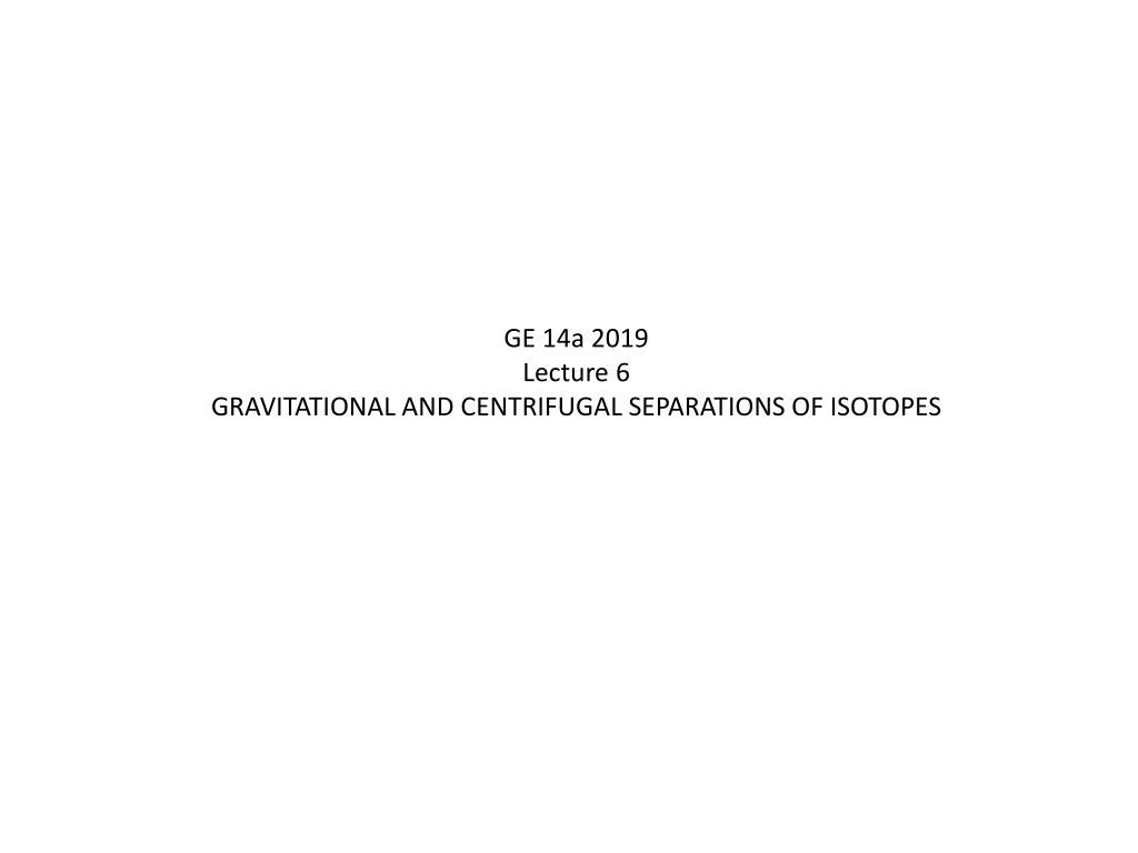 ge 14a 2019 lecture 6 gravitational