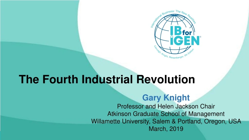 the fourth industrial revolution