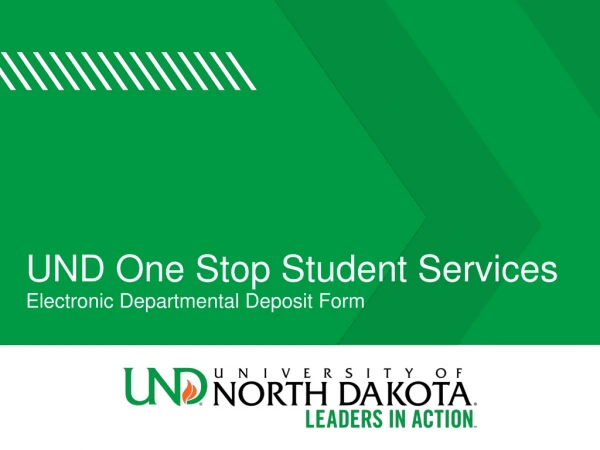 UND One Stop Student Services