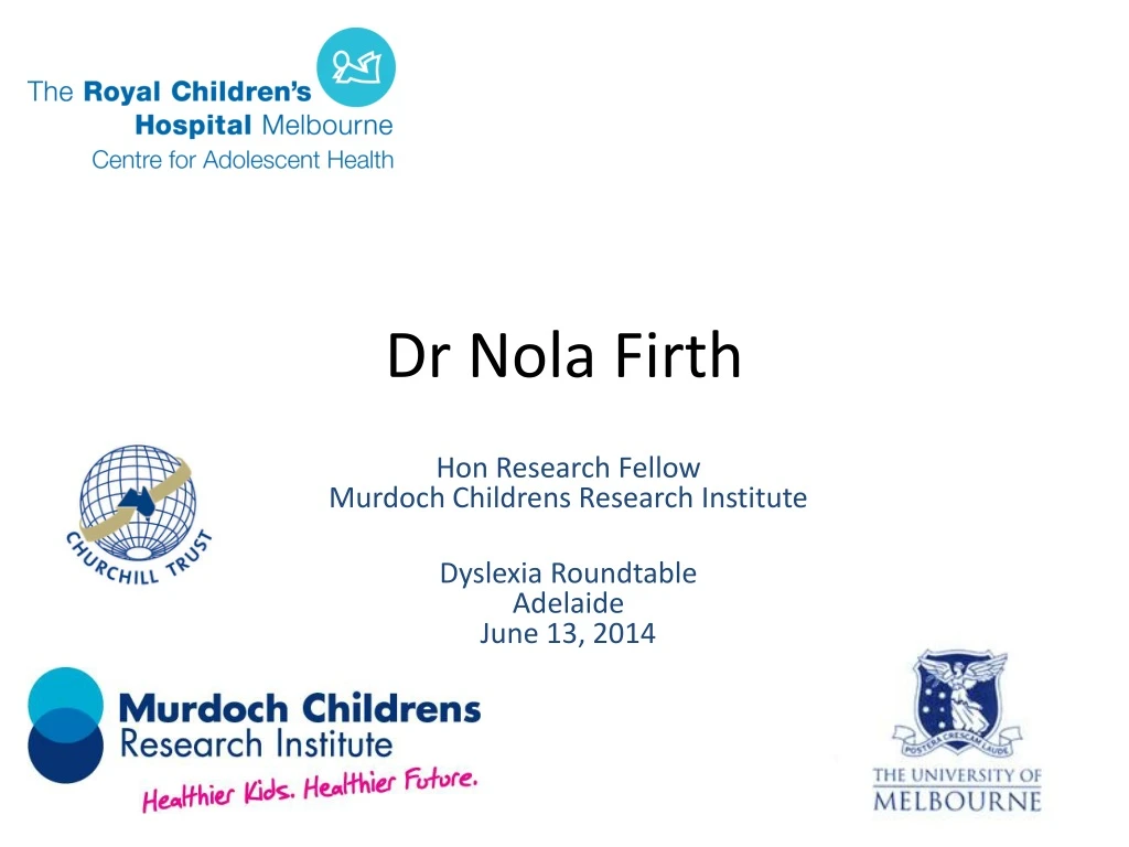 dr nola firth