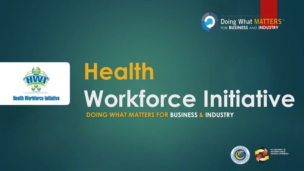 health workforce initiative