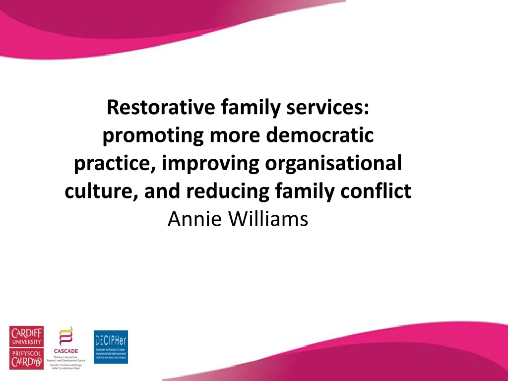 restorative family services promoting more