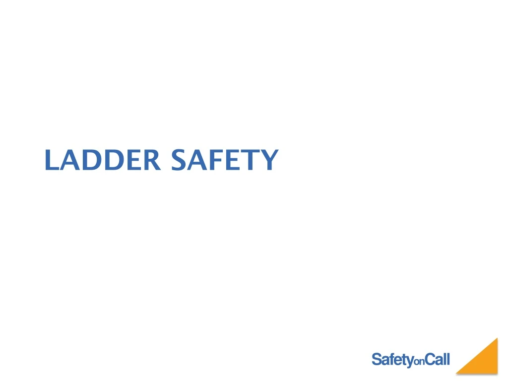 ladder safety