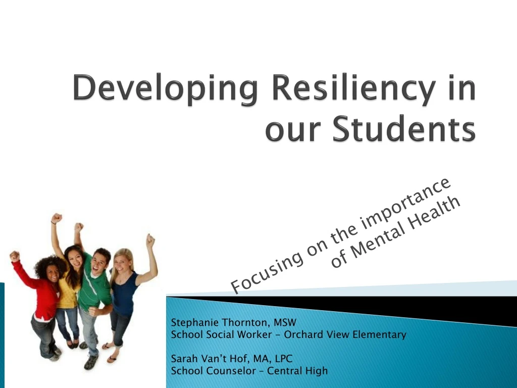 developing resiliency in our students