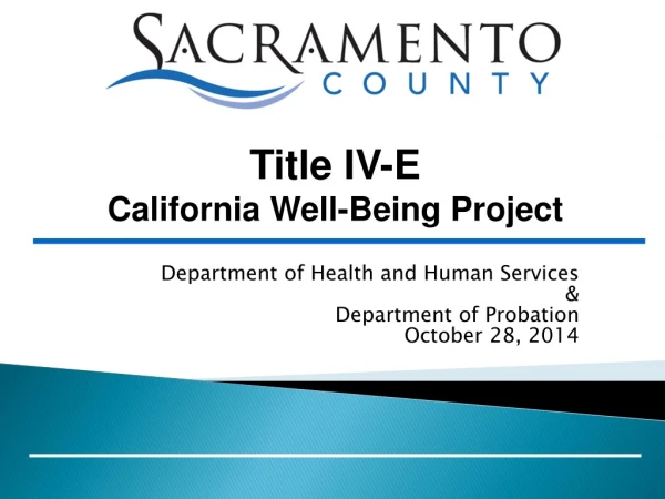 Department of Health and Human Services &amp; Department of Probation October 28, 2014