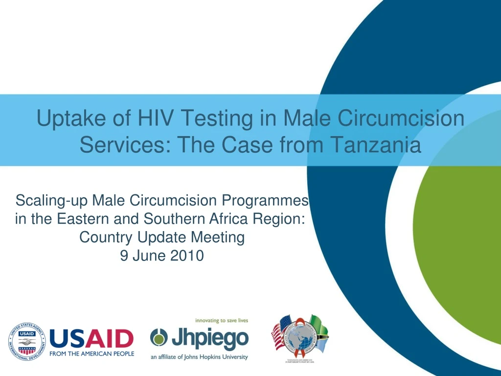 uptake of hiv testing in male circumcision services the case from tanzania