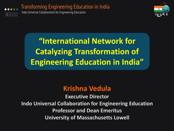 Transforming Engineering Education in India