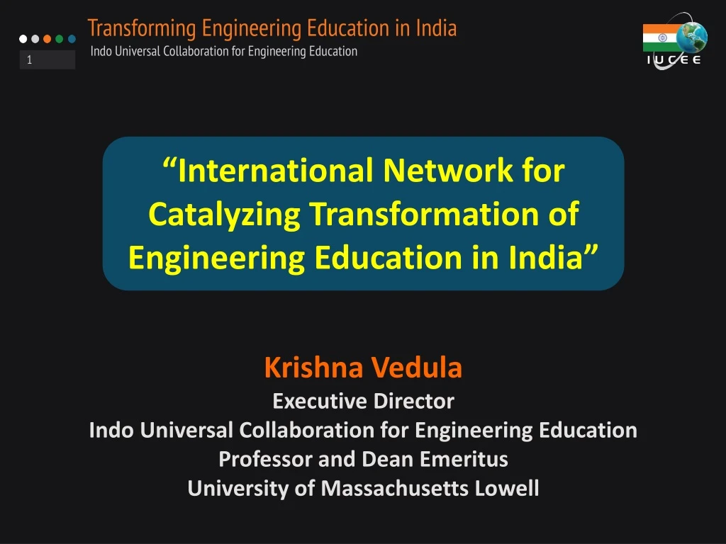 transforming engineering education in india