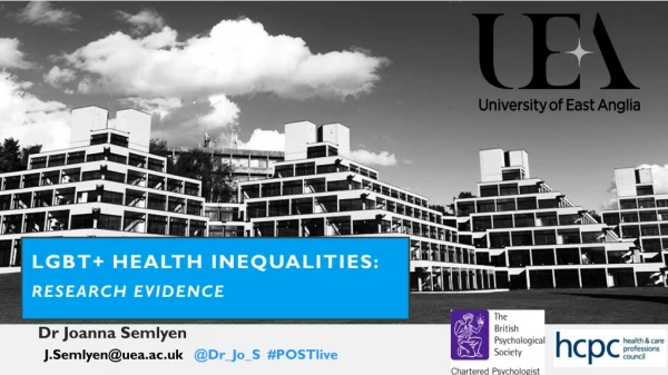 LGBT+ Health inequalities: Research evidence