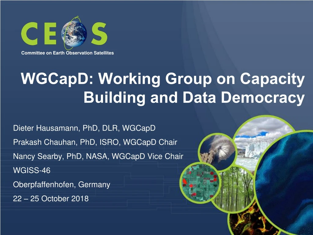 wgcapd working group on capacity building and data democracy