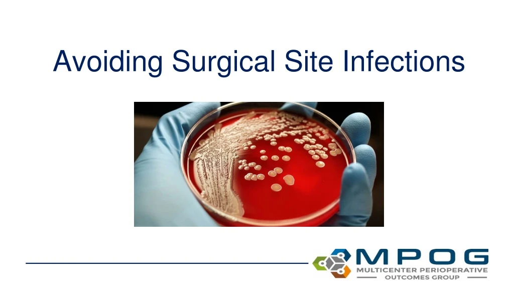 avoiding surgical site infections