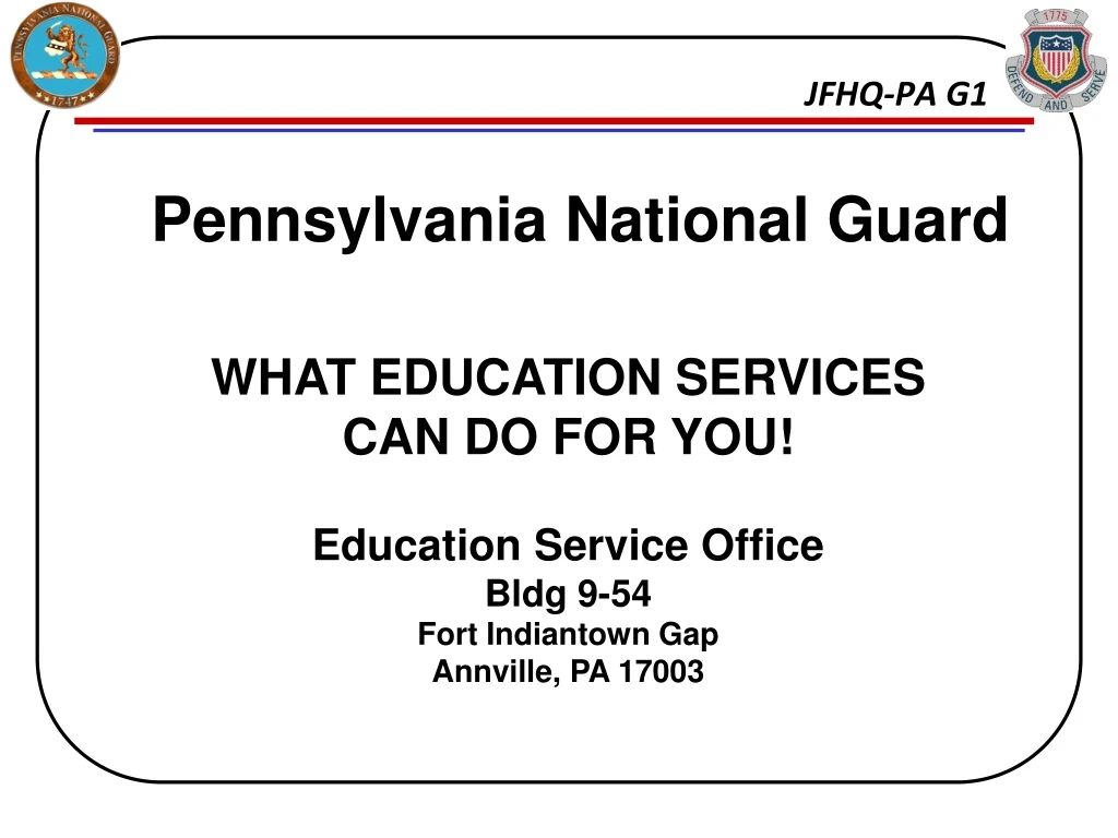 pennsylvania national guard