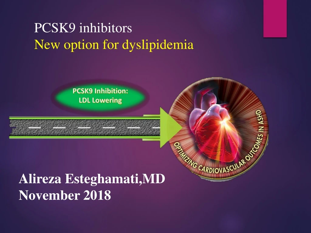 pcsk9 inhibitors new option for dyslipidemia