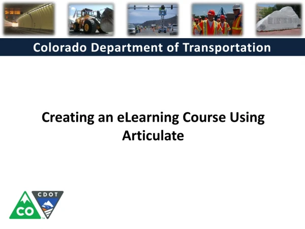 Creating a n eLearning Course Using Articulate