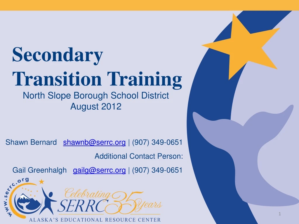 secondary transition training