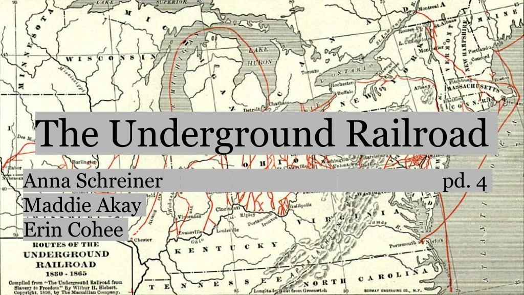 the underground railroad