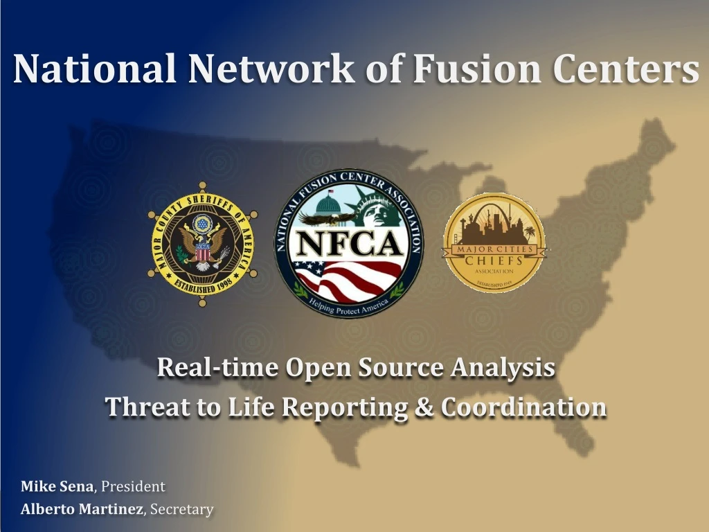 national network of fusion centers