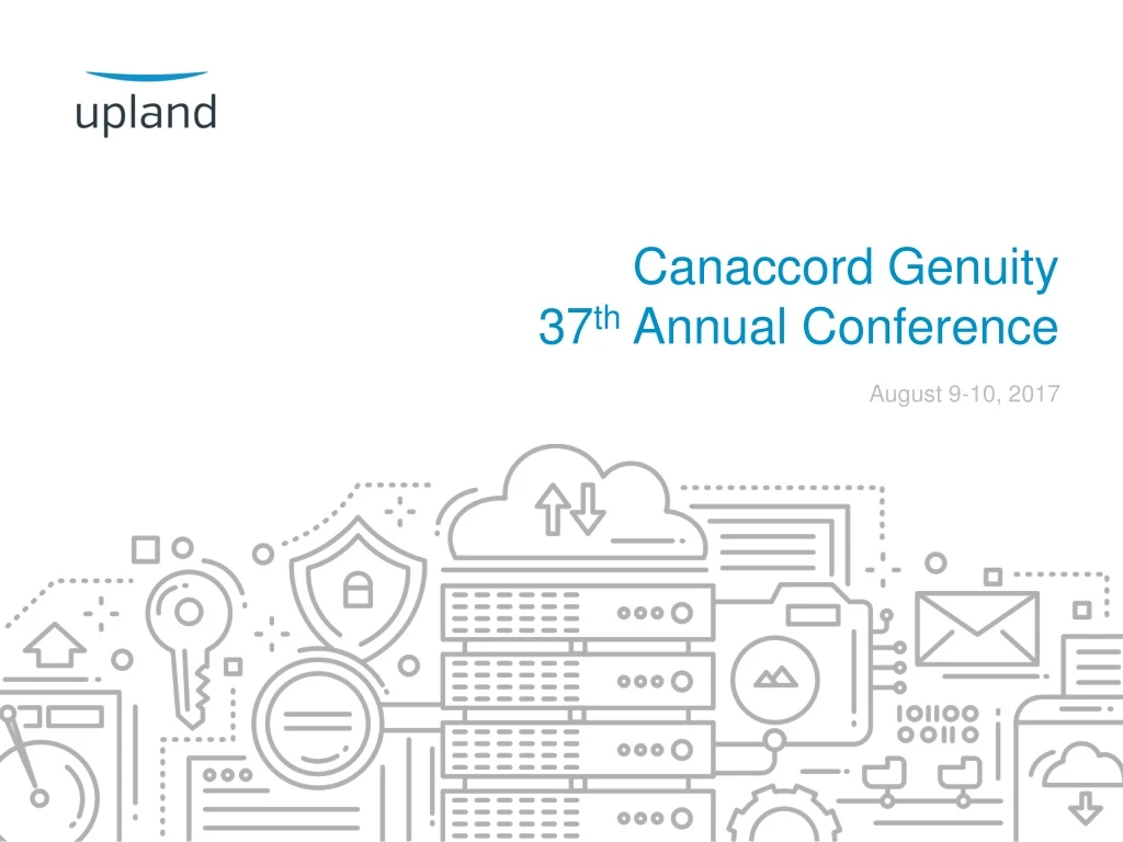 canaccord genuity 37 th annual conference