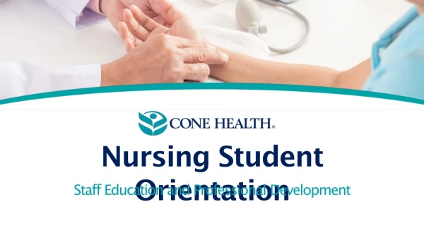 Nursing Student Orientation